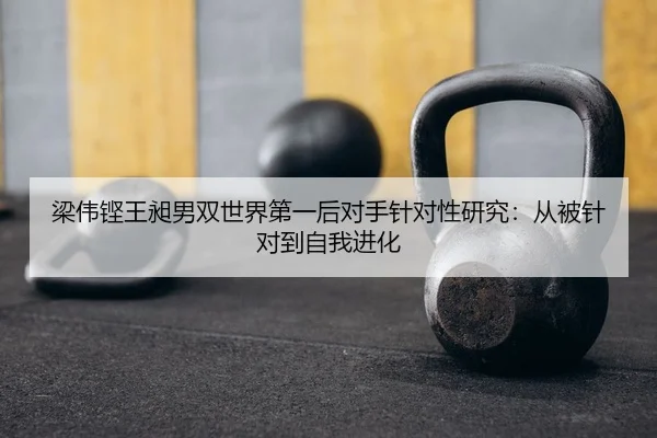 梁伟铿王昶男双世界第一后对手针对性研究：从被针对到自我进化
